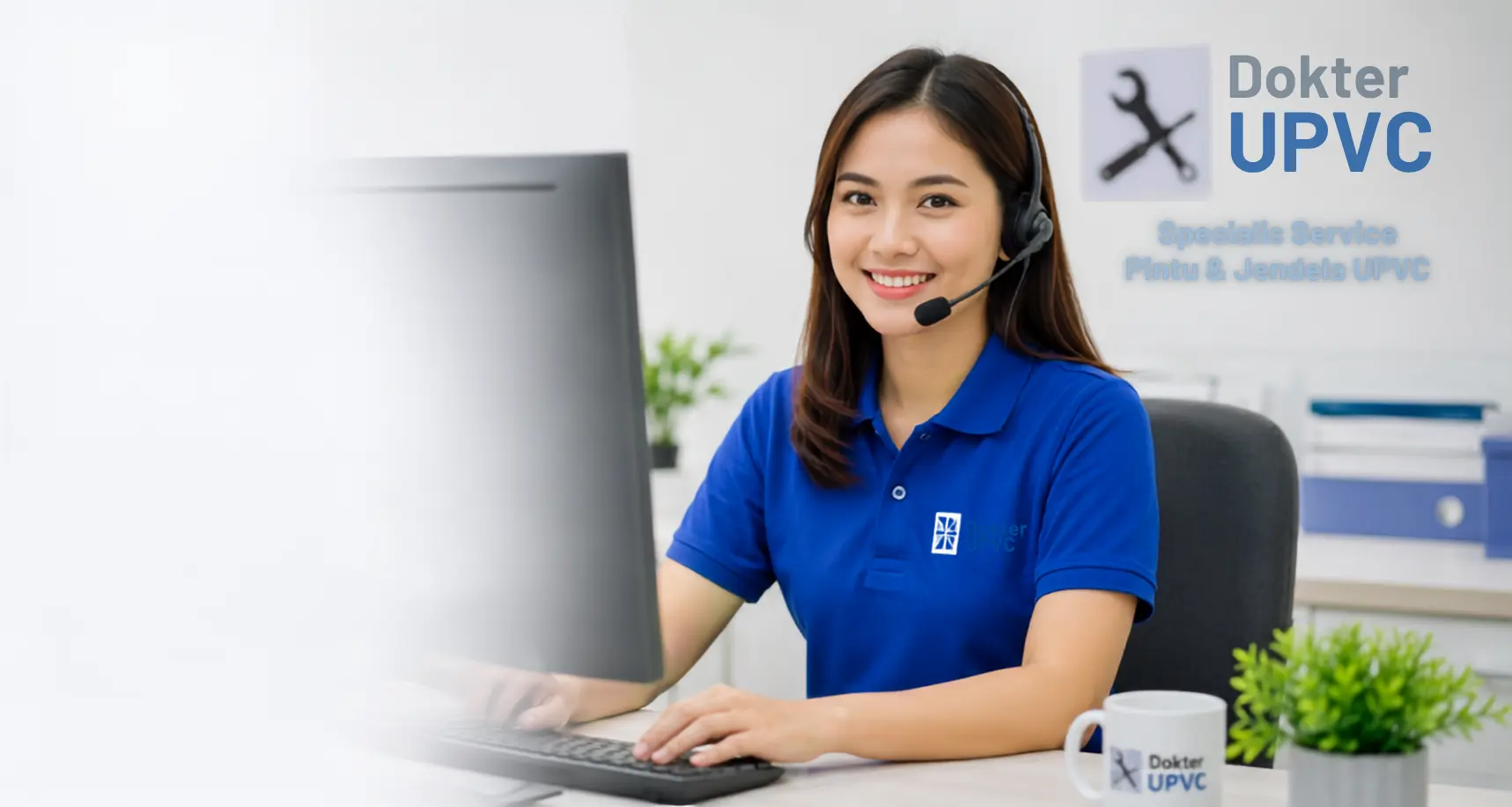 Customer service DokterUPVC siap membantu Anda